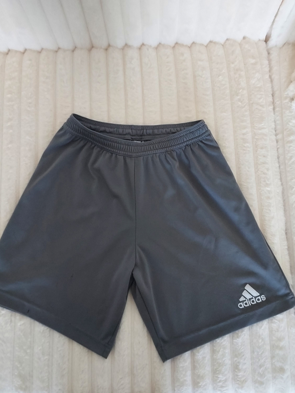 Adidas Boy's Dark Gray Performance Athletic Shorts